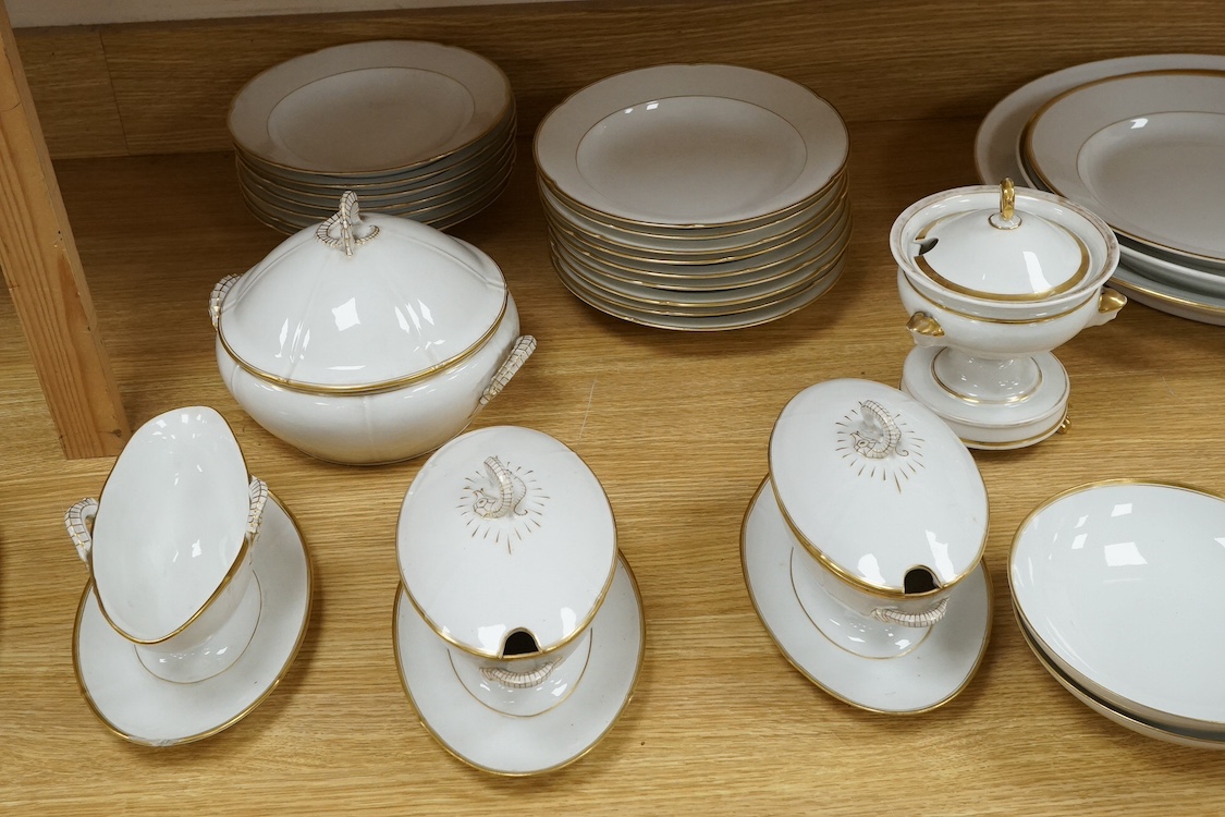 A Bing and Grondahl dinner service. Condition - fair to good
